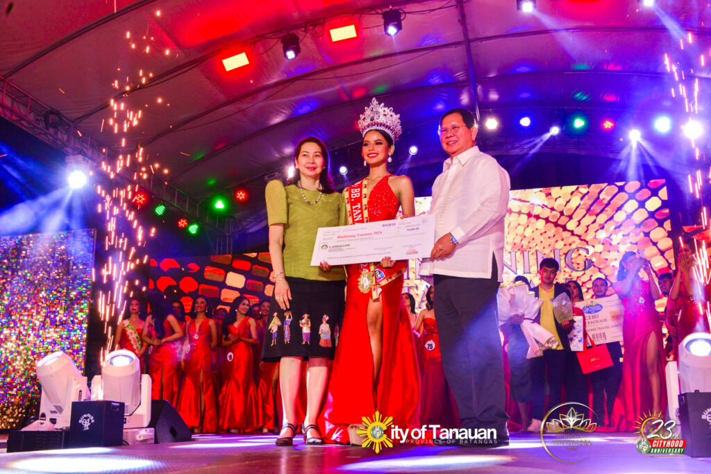 Binibining Tanauan, Tanauan City. Mayor Sonny Collantes