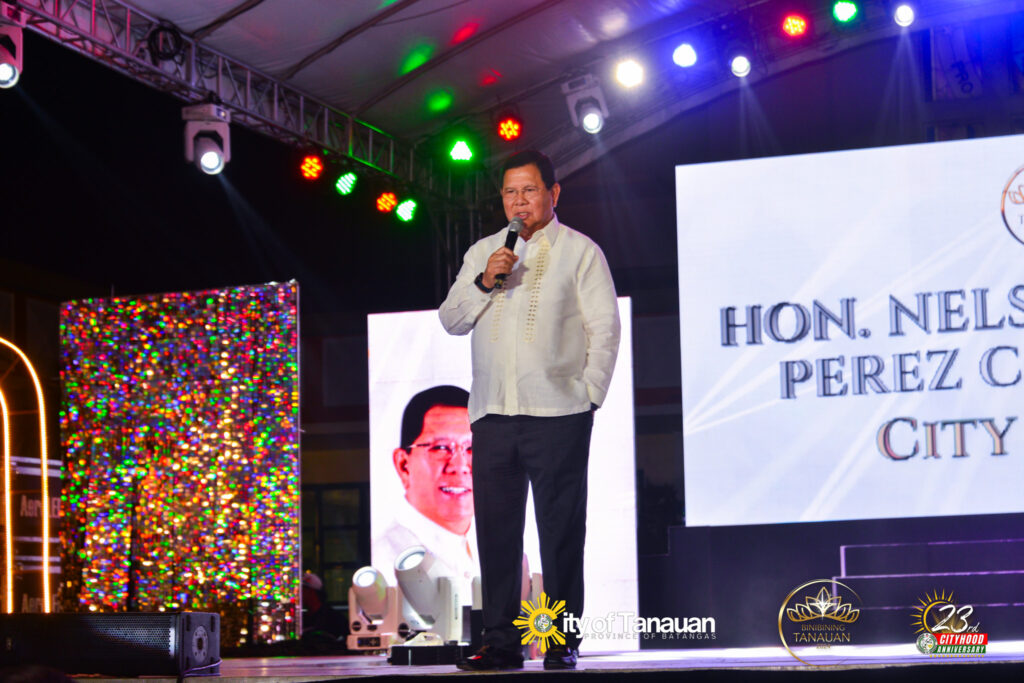 Binibining Tanauan, Tanauan City. Mayor Sonny Collantes
