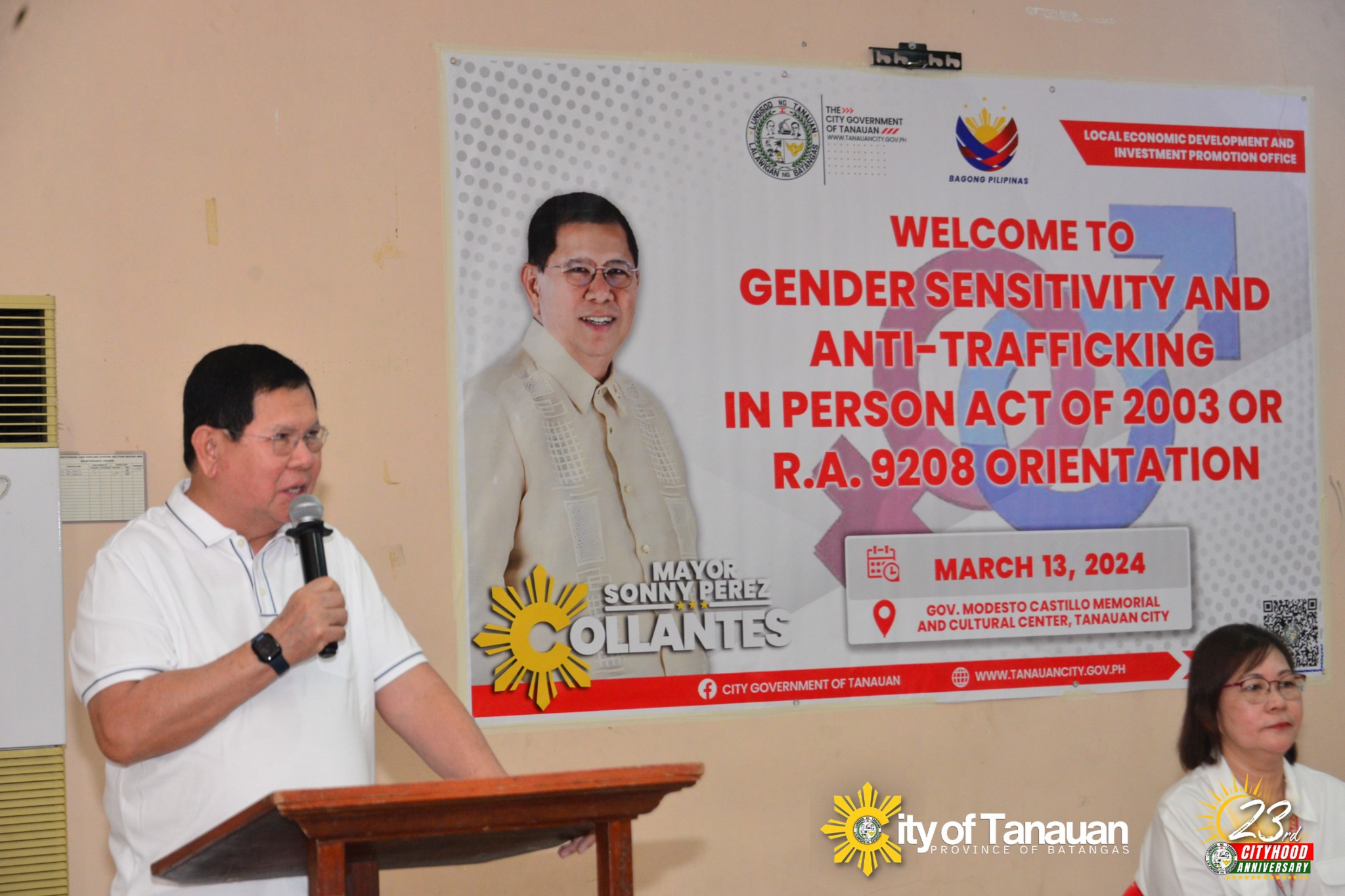 Mayor Sonny Perez Collantes, Tanauan City
